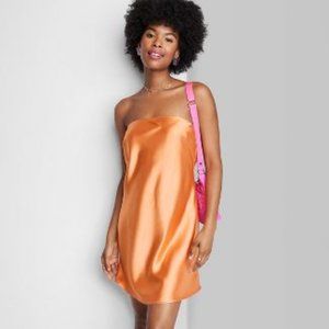 Wild Fable NWT Satin Tube Dress